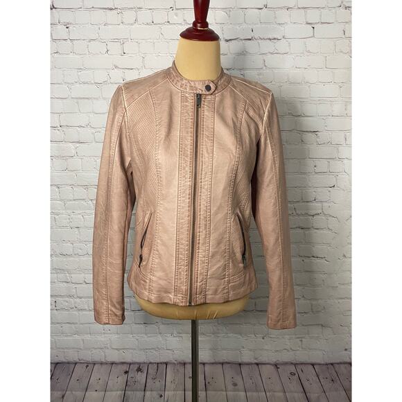 Faux Leather Jacket - Picture 1 of 8